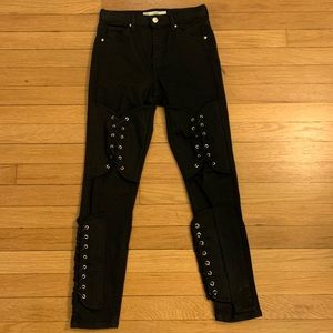 Topshop Jamie lace Jeans